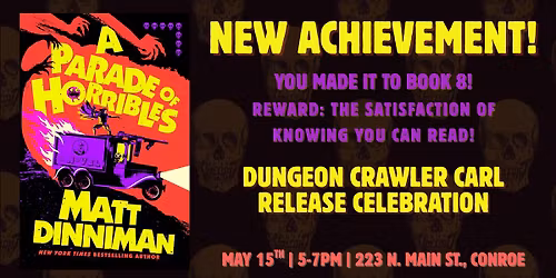 Dungeon Crawler Carl Release Celebration