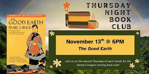Thursday Night Book Club: The Good Earth
