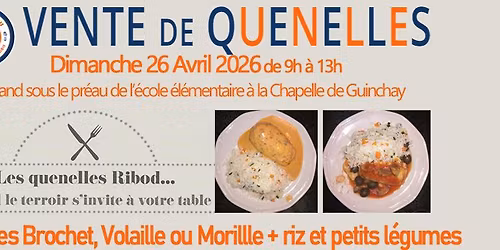 Vente gastronomique du CRU 2026 (Quenelles Ribod)