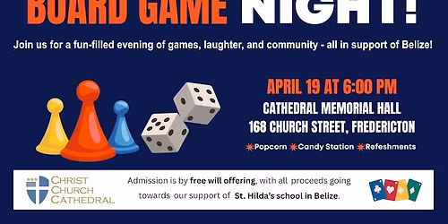 Board Game Night - Fundraiser for Belize school & scholarship program