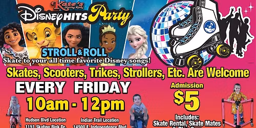 Stroll & Roll FRIDAY FUN with DISNEY MUSIC