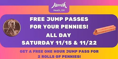 FREE Jump Passes for Pennies