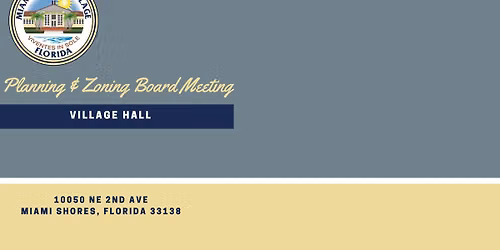Planning and Zoning Board Meeting