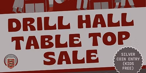 Drill Hall Table Top Sale