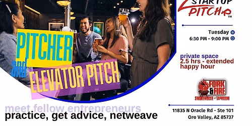 OCT 13 - Startup PITCHR - Startups, Pitchers, Pitches, and Netweaving