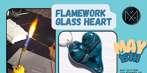 Flamework Glass Heart Class