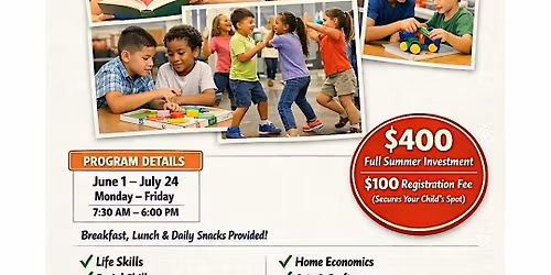 Back to The Basics Summer Program 2026