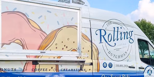 The rolling Dutchman donut truck onsite!