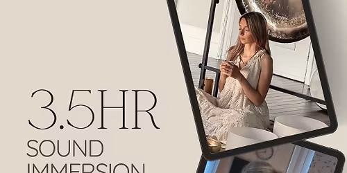 3.5 hour Sound Immersion and Cacao ceremony