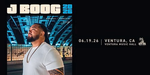 J Boog at Ventura Music Hall