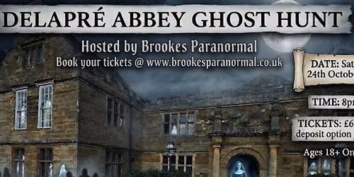 Ghost Hunt With Brookes Paranormal