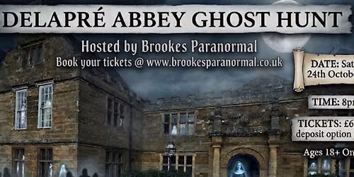 Ghost Hunt With Brookes Paranormal