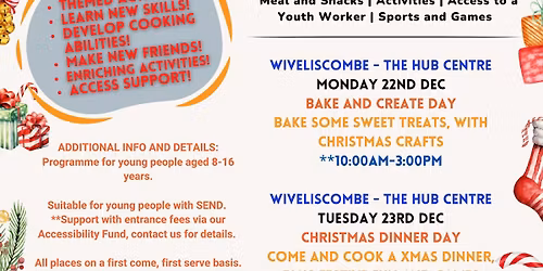 Wiveliscombe WINTER Holiday Club