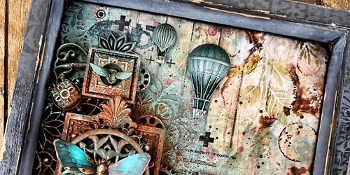 Antonis Tzanidakis All Day Mixed Media 'Sky-bound Secrets' Workshop