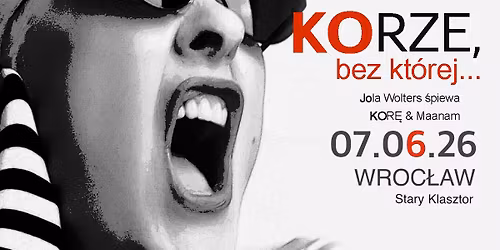 KORZE, bez kt\u00f3rej - Jola Wolters \u015bpiewa Kor\u0119 - Unplugged Wroc\u0142aw