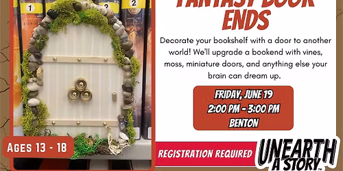 Teen Craft Hour: Fantasy Book Ends