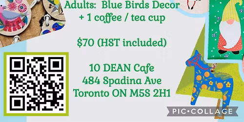 Holiday Art Workshop BLUEBIRD (Blue Jays included)