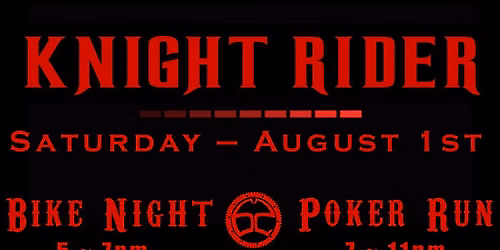 Knight Rider Poker Run