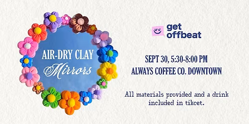 Air-Dry Clay Mirror Workshop