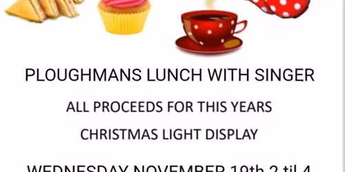 Ploughman\u2019s Lunch with singer