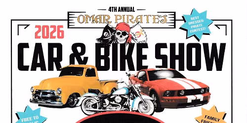 Omar Pirates 4th Annual Car, Truck and Bike Show