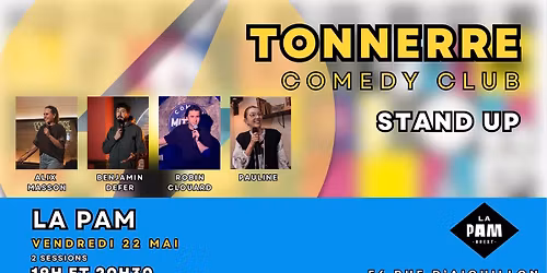 Tonnerre Comedy club @ La PAM (Brest)