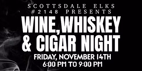 Wine, Whiskey & Cigars on the Patio