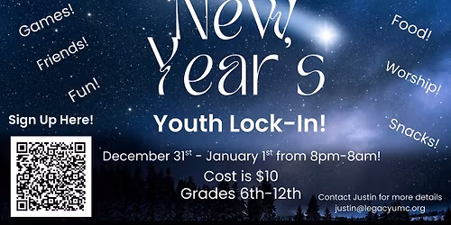 New Year\u2019s Youth Lock-In