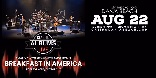 Classic Albums Live Performs Supertramp: Breakfast In America 
