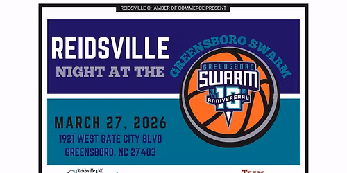 Reidsville Night at the Greensboro Swarm - 2026