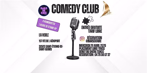 La Voile Comedy Club \u00e0 Saint-Geoirs