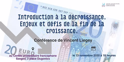 Introduction \u00e0 la d\u00e9croissance. Enjeux et d\u00e9fis de la fin de la croissance. 