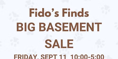 Fido\u2019s BIG BASEMENT SALE 