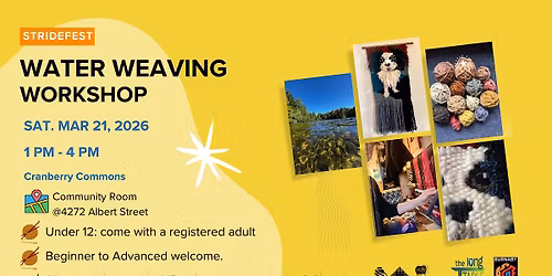 Water Weaving Workshop