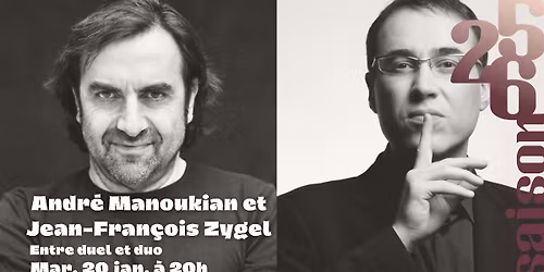 Andr\u00e9 Manoukian et Jean-Fran\u00e7ois Zygel - Grand Angle, Voiron