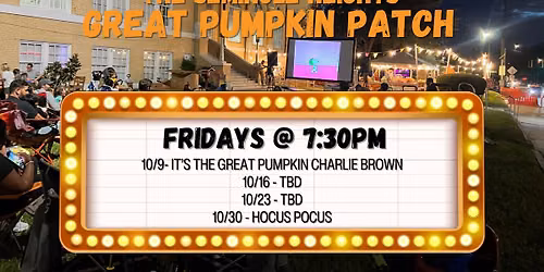 Friday Movie Nights at the Patch
