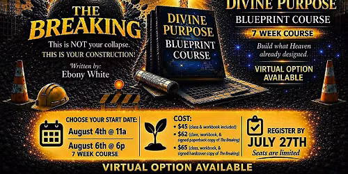 Divine Purpose Blueprint course- Cohort 3 Tuesdays