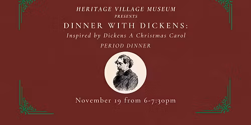 Dinner with Dickens Period Dinner