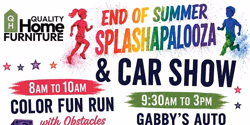 End of Summer Splashapalooza and Car Show!