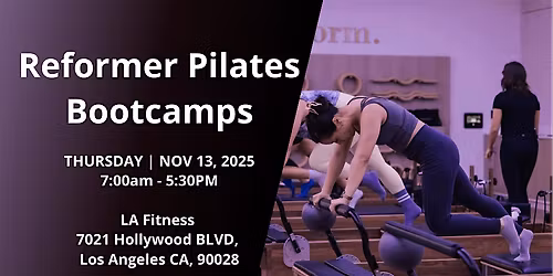 REFORMER PILATES BOOTCAMP