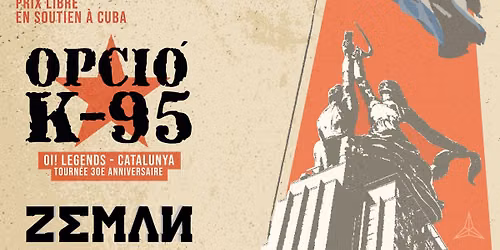 Oi! Per Cuba avec Opcio K-95, Saccage et Zeman le 28\/11\/2026