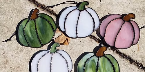 STAINED GLASS WORKSHOP - PUMPKIN SUNCATCHER