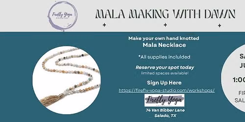 Mala Making with Dawn - Workshop