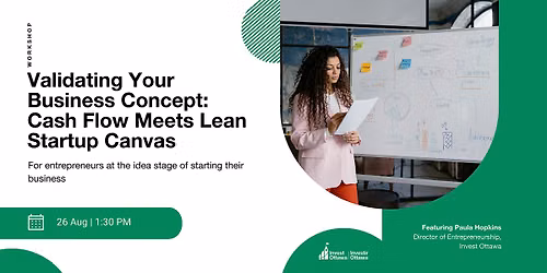 Validating Your Business Concept:Cash Flow Meets Startup Canvas (In Person)