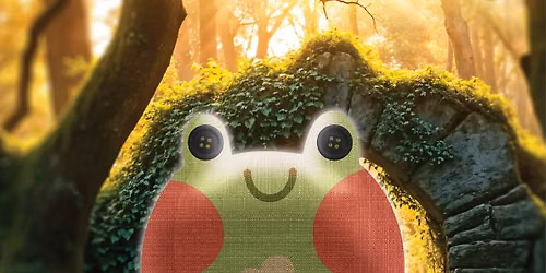 \t Beginning sewing project: Flannel Frog Mages