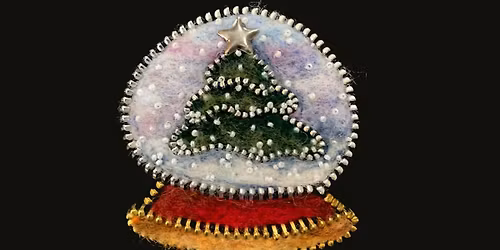 Needle Felting: Snow Globe