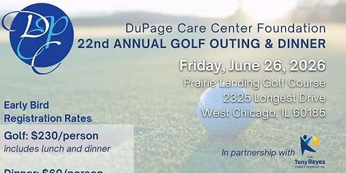 22nd Annual Golf Outing