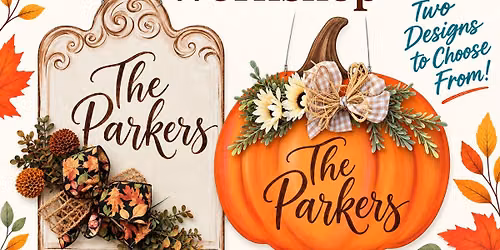 Fall Door Hanger Workshop w\/ Alapaha Blackwater Art