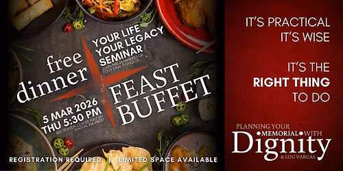 MAR 5 - YOUR LIFE YOUR LEGACY SEMINAR