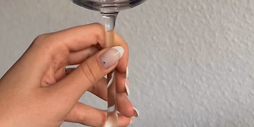 Wine Glass Painting with Shan